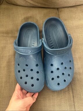 CROCS Classic Clog Mules - Navy Blue